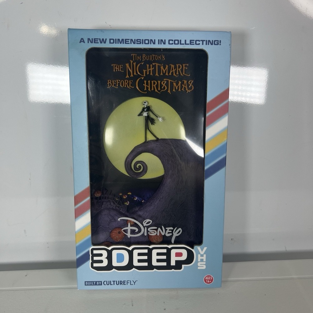 Disney Nightmare Before Christmas 3Deep Sculpted Display New In‎ Box